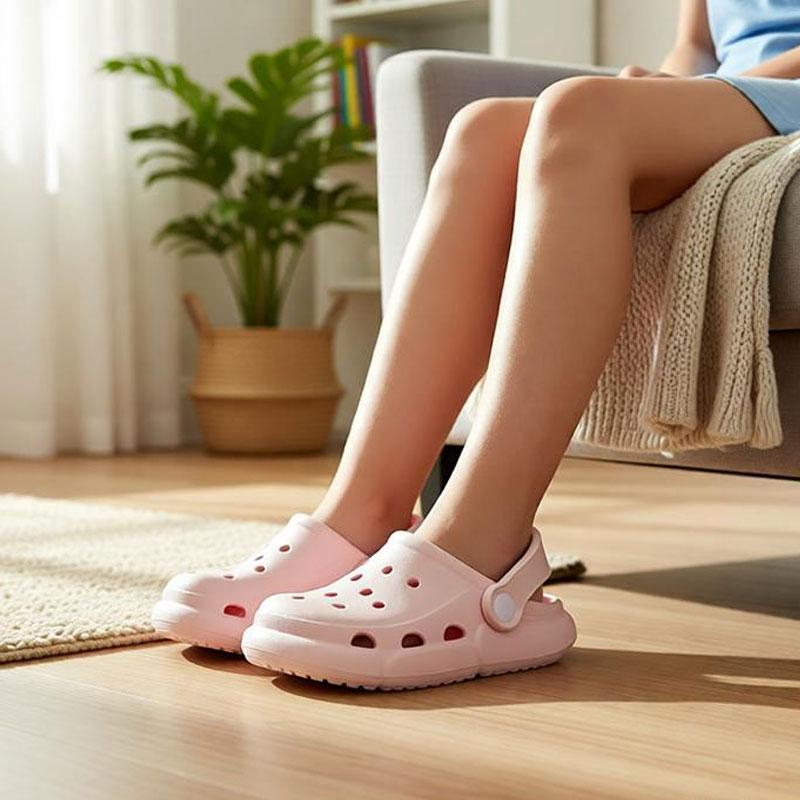 DOANGBO Sandal Pengaman Anak Sepatu Jalan Bayi Sandal Luar Ruangan EVA Ringan Sepatu Pantai