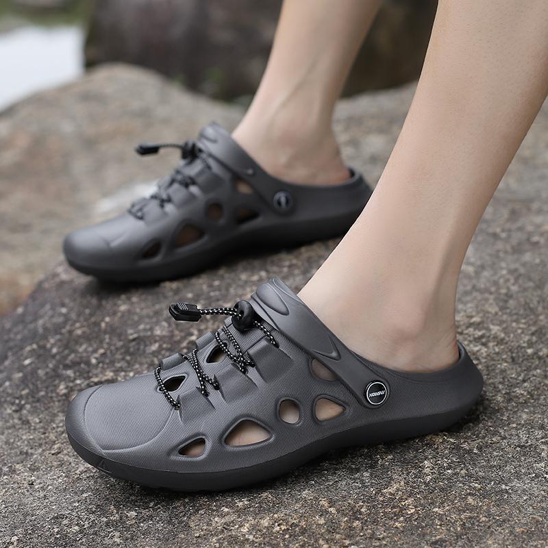 Local Stock Men's Sandals with Elastic Straps, Outdoor Sandals, Casual Sports Hiking