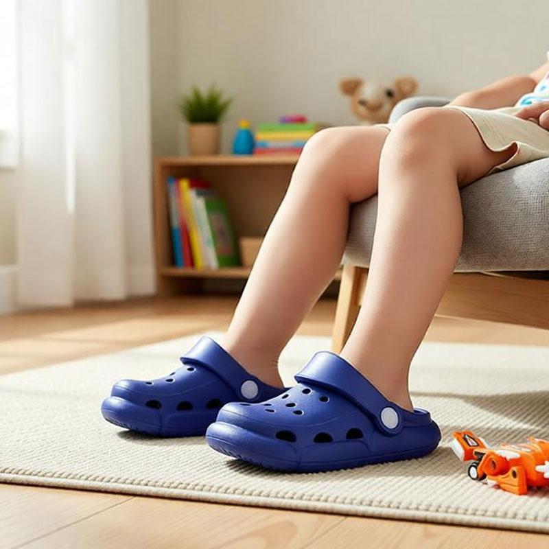 DOANGBO Sandal Pengaman Anak Sepatu Jalan Bayi Sandal Luar Ruangan EVA Ringan Sepatu Pantai