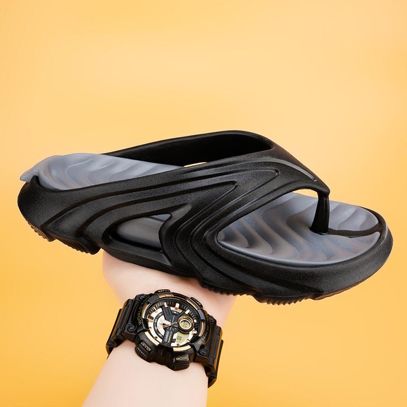 Spot Delivery Couple Outdoor Clogs Shoes EVA Lightweight Sandals Beach Shoes Flip Flops Leather Sweat Shoes 36-45