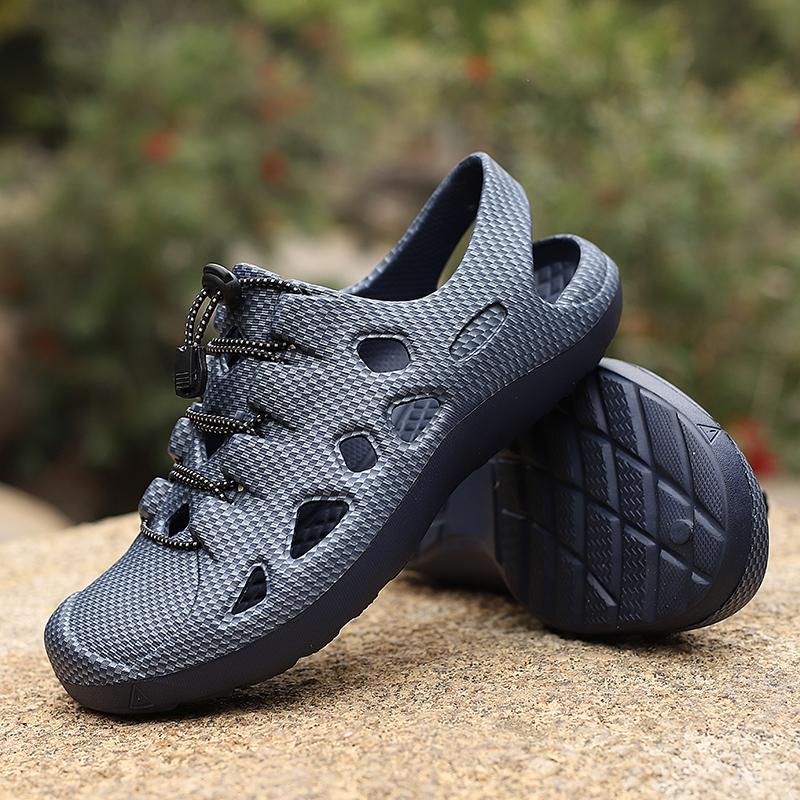 Rive 2026 Raya Ready Stock Mens Duet Sport Clogs Mules Sandals Shoes Kasul Lelaki Rive Hitam Flip Normal Cutting Size 39-45