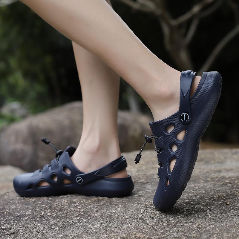 Local Stock Men's Sandals with Elastic Straps, Outdoor Sandals, Casual Sports Hiking