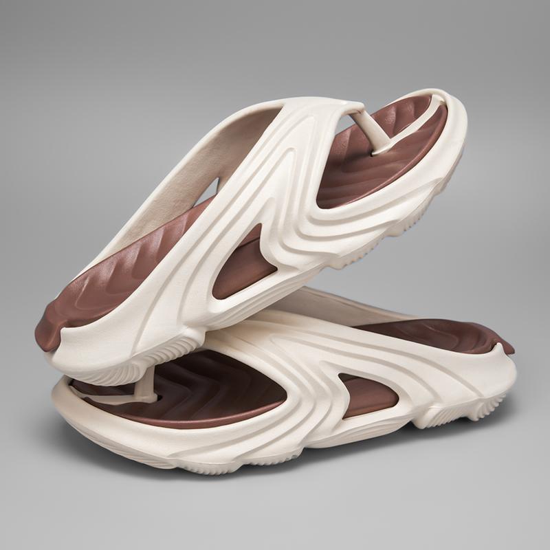 Spot Delivery Couple Outdoor Clogs Shoes EVA Lightweight Sandals Beach Shoes Flip Flops Leather Sweat Shoes 36-45