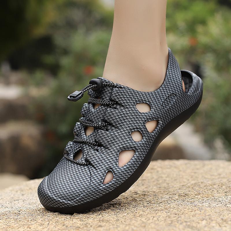 Rive 2026 Raya Ready Stock Mens Duet Sport Clogs Mules Sandals Shoes Kasul Lelaki Rive Hitam Flip Normal Cutting Size 39-45