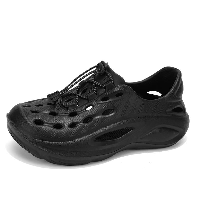 Local Stock Raya Outdoor Mens Sandals Personaliti Fesyen Luminous Clogs Shoes Upstream Wading Fishing Shoes Beige Hitam Saiz 40-45