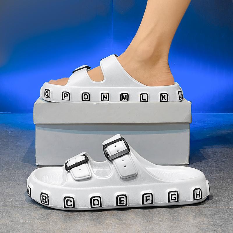 Selipar Fesyen Luar Lelaki Dengan Gesper Kasut Merentas Sungai Yang Diperibadikan Kasut Memancing Dan Sandal Pantai Untuk Keselesaan