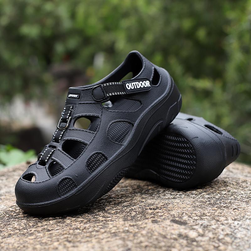 Sandal Luar Lelaki Kasut Pantai Yang Ringan Dan Bernafas Wajib Dimiliki Untuk Memancing Selesa dan tidak licin