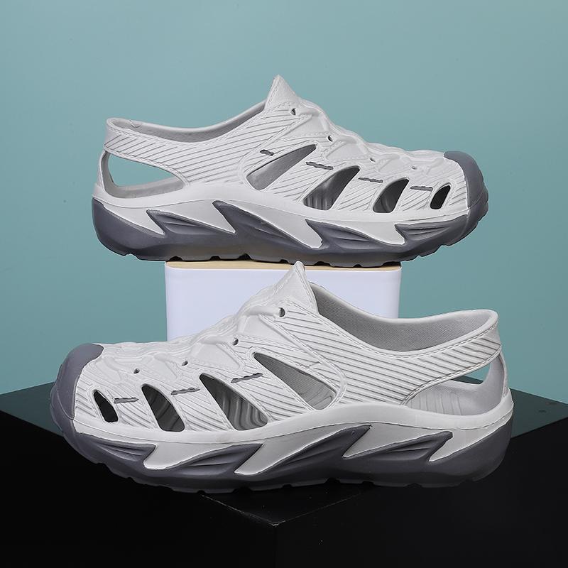 Flip Sandal Lelaki EVA Bernafas Tapak Lembut Luar Kasut Mendayung Lelaki Warna Hijau Saiz 40-45 Normal Cutting