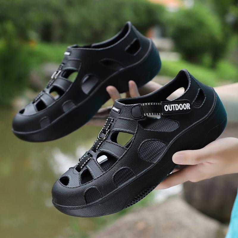 Sandal Luar Lelaki Kasut Pantai Yang Ringan Dan Bernafas Wajib Dimiliki Untuk Memancing Selesa dan tidak licin