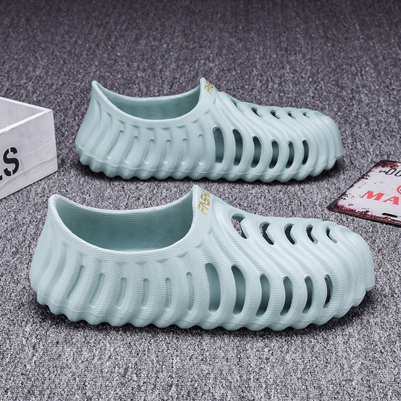 Local Stock Delivery Couple's Outdoor Clogs Shoes EVA Lightweight Sandals Beach Shoes Flip Pink Putih Hijau Abu-abu Warna Pilihan Saiz 36-45