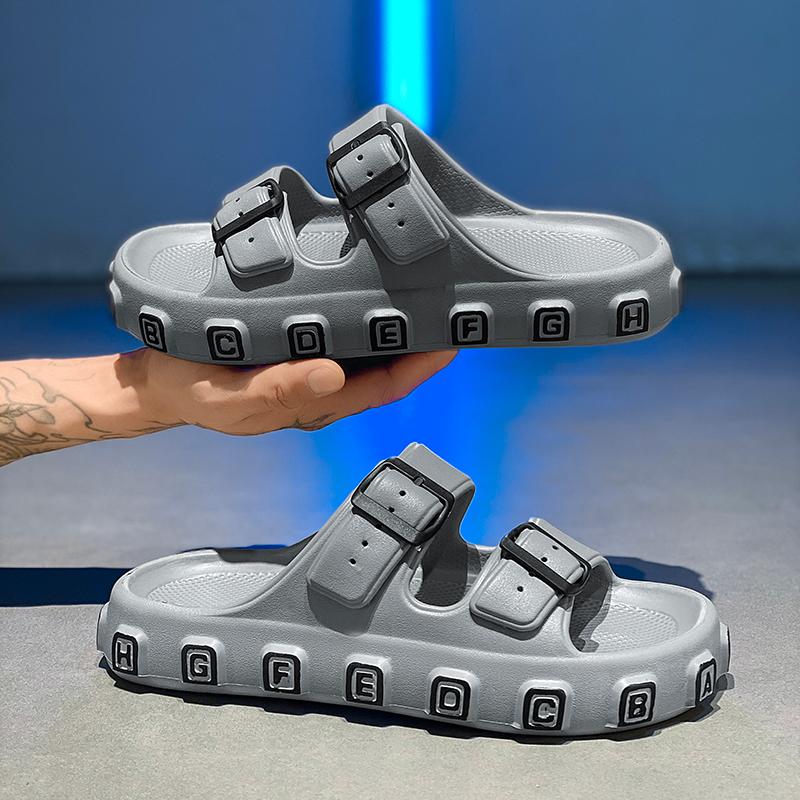 Selipar Fesyen Luar Lelaki Dengan Gesper Kasut Merentas Sungai Yang Diperibadikan Kasut Memancing Dan Sandal Pantai Untuk Keselesaan